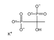 potassium,1,1-diphosphonatoethanol Structure