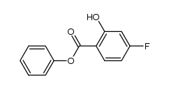 phenyl 4-fluoro-2-hydroxybenzoate结构式