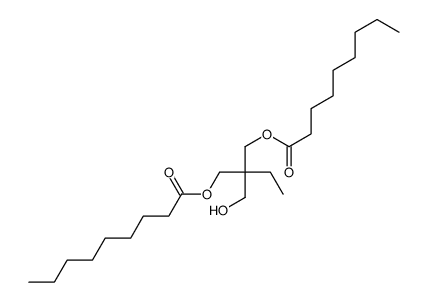 [2-(hydroxymethyl)-2-(nonanoyloxymethyl)butyl] nonanoate Structure