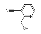 2-(HYDROXYMETHYL)NICOTINONITRILE Structure