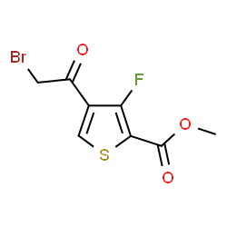 methyl 4-(2-bromoacetyl)-3-fluorothiophene-2-carboxylate Structure