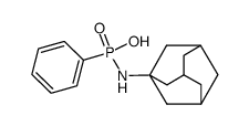 N-(1-adamantyl)phenylphosphonamidic acid Structure