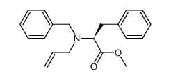 N-allyl-N-benzylphenylalanine methyl ester Structure