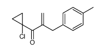 1-(1-chlorocyclopropyl)-2-[(4-methylphenyl)methyl]prop-2-en-1-one Structure