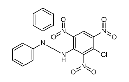 2-(3-chloro-2,4,6-trinitrophenyl)-1,1-diphenylhydrazine Structure