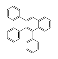 Naphthalene, 1,2,3-triphenyl-结构式