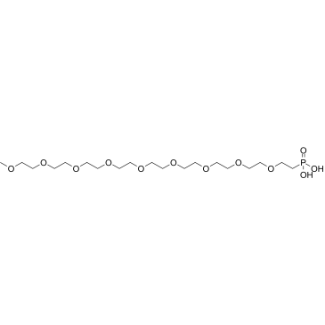 m-PEG9-phosphonic acid Structure