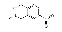 3,4-Dihydro-3-methyl-6-nitro-1H-2,3-benzoxazine Structure