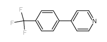 4-(4-(三氟甲基)苯基)吡啶结构式