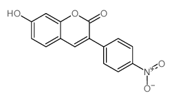 7-Hydroxy-3-(4-nitrophenyl)-2H-chromen-2-one结构式