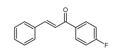 (E)-1-(4-氟苯基)-3-苯基丙-2-烯-1-酮结构式