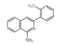 1-Isoquinolinamine,3-(2-methylphenyl)- Structure