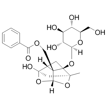 Paeoniflorin structure