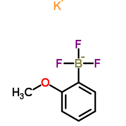 Potassium trifluoro(2-methoxyphenyl)borate(1-) Structure