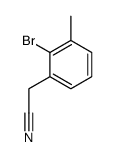 (2-Bromo-3-methylphenyl)acetonitrile结构式