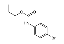 propyl N-(4-bromophenyl)carbamate结构式