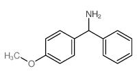 C-(4-甲氧基-苯基)-C-苯基-甲胺结构式