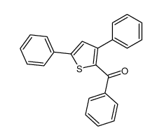 (3,5-diphenylthiophen-2-yl)-phenylmethanone结构式