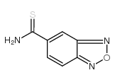 2,1,3-苯并噁二唑-5-硫代甲酰胺结构式