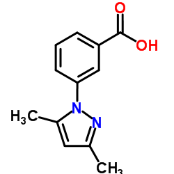 3-(3,5-Dimethyl-1H-pyrazol-1-yl)benzoic acid Structure