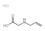 N-烯丙基甘氨酸盐酸盐结构式