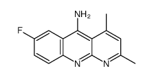 Benzo[b][1,8]naphthyridin-5-amine, 7-fluoro-2,4-dimethyl- (9CI)结构式