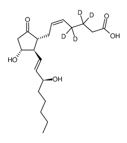Prostaglandin E2-D4结构式