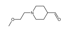 1-(2-Methoxy-ethyl)-piperidine-4-carbaldehyde结构式