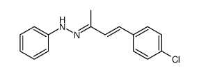 4-(4-chloro-phenyl)-but-3-en-2-one-phenylhydrazone Structure