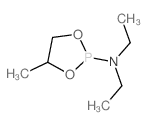 1,3,2-Dioxaphospholan-2-amine, N,N-diethyl-4-methyl- (9CI) Structure