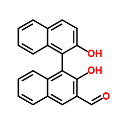 (S)-2,2'-二羟基-[1,1'-联萘]-3-醛结构式