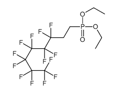 Diethyl (3,3,4,4,5,5,6,6,7,7,8,8,8-tridecafluorooct-1-yl)phosphonate结构式
