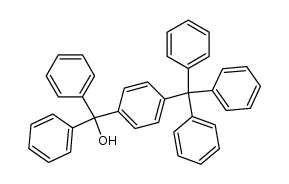 Diphenyl-(4-trityl-phenyl)-methanol Structure