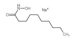 Decanamide, N-hydroxy-,sodium salt (1:1)结构式