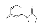 1-(1-金刚烷)吡咯烷-2-酮结构式