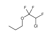 1-(2-chloro-1,1,2-trifluoroethoxy)propane结构式
