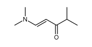 (E)-1-(dimethylamino)-4-methylpent-1-en-3-one结构式