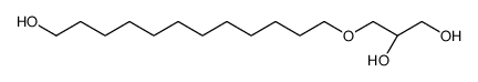 (2S)-3-(12-hydroxydodecoxy)propane-1,2-diol Structure