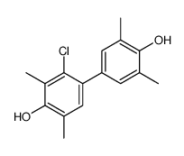 3-chloro-4-(4-hydroxy-3,5-dimethylphenyl)-2,6-dimethylphenol Structure