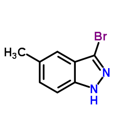 3-Bromo-5-methyl-1H-indazole Structure