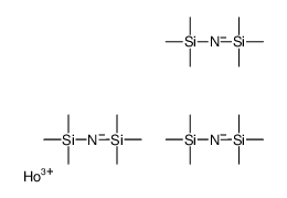 三[N,N-二(三甲基甲硅烷基)酰胺]钬(III)结构式