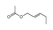 (E)-pent-2-en-1-yl acetate structure