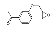 1-[3-(环氧-2-甲氧基)苯基]乙酮结构式
