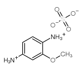 2-甲氧基-P-苯二胺硫酸盐结构式