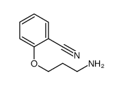 2-(3-Aminopropoxy)benzonitrile Structure