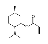 丙烯酸-L-薄荷酯结构式