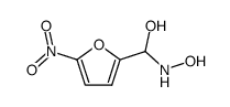 (hydroxyamino)(5-nitrofuran-2-yl)methanol结构式