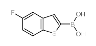 5-Fluorobenzothiophene-2-Boronic Acid Structure