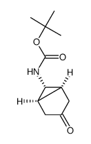 Carbamic acid, [(1alpha,5alpha,6alpha)-3-oxobicyclo[3.1.0]hex-6-yl]-, 1,1-dimethylethyl结构式