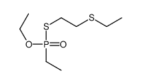 1-[ethoxy(ethyl)phosphoryl]sulfanyl-2-ethylsulfanylethane结构式